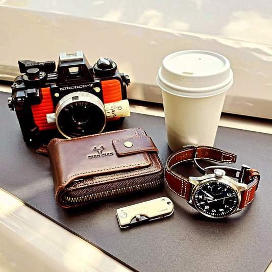 MING CLAN Minimalist Genuine Leather Wallet EDC Guide